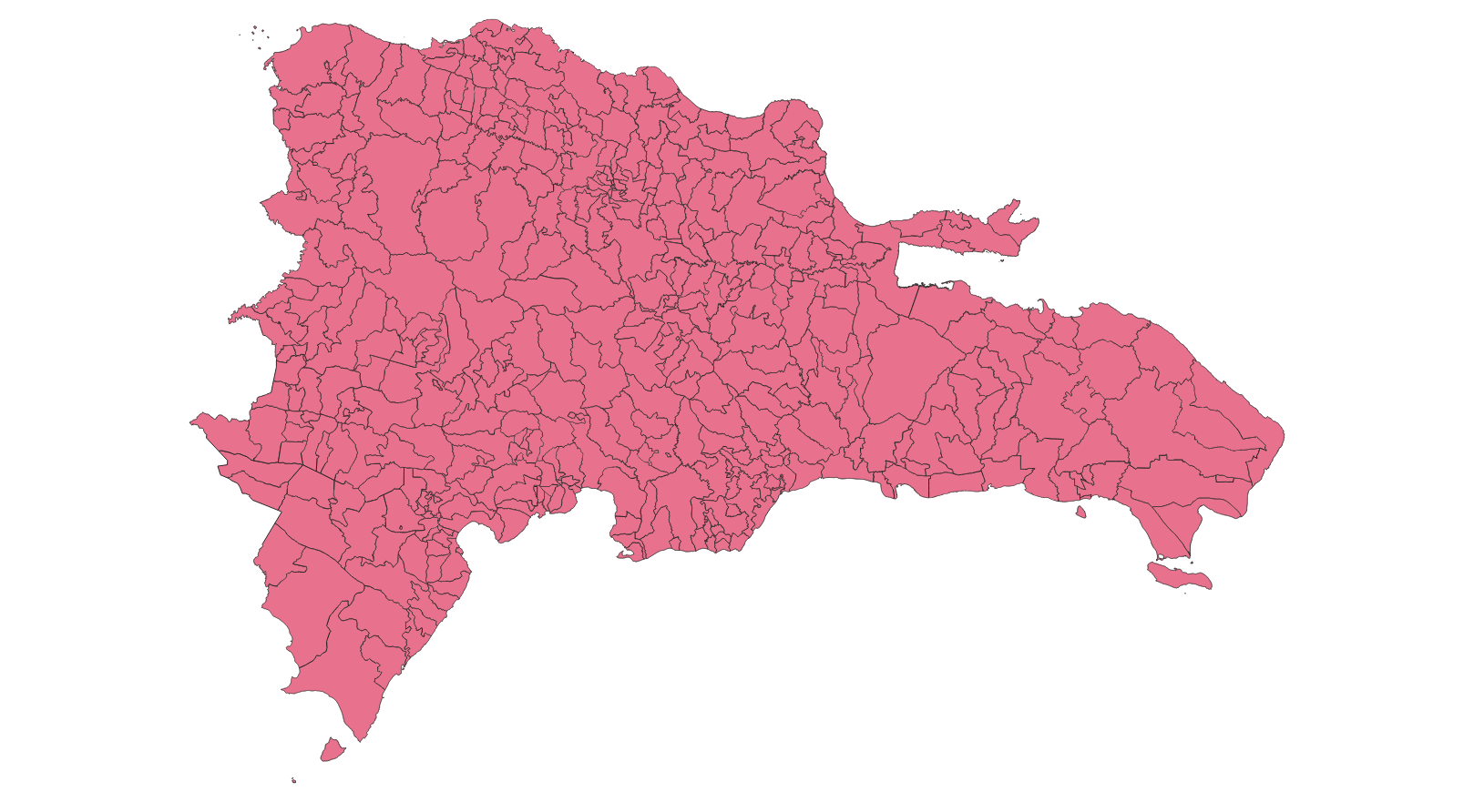Previsualización de Distritos Municipales